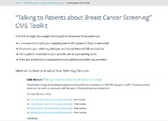 ACR Mammography CME Toolkit