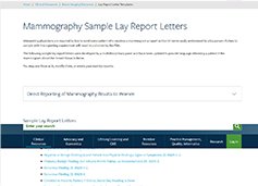 ACR Sample Lay Letters